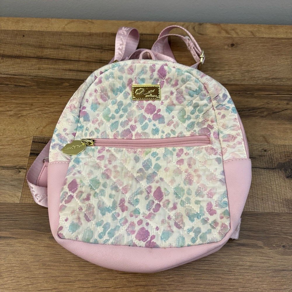 Luv Betsey Johnson Mandy Mini Backpack Pastel Tie Dye LBMandy